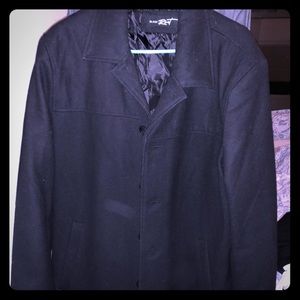 Black Men’s Peacoat